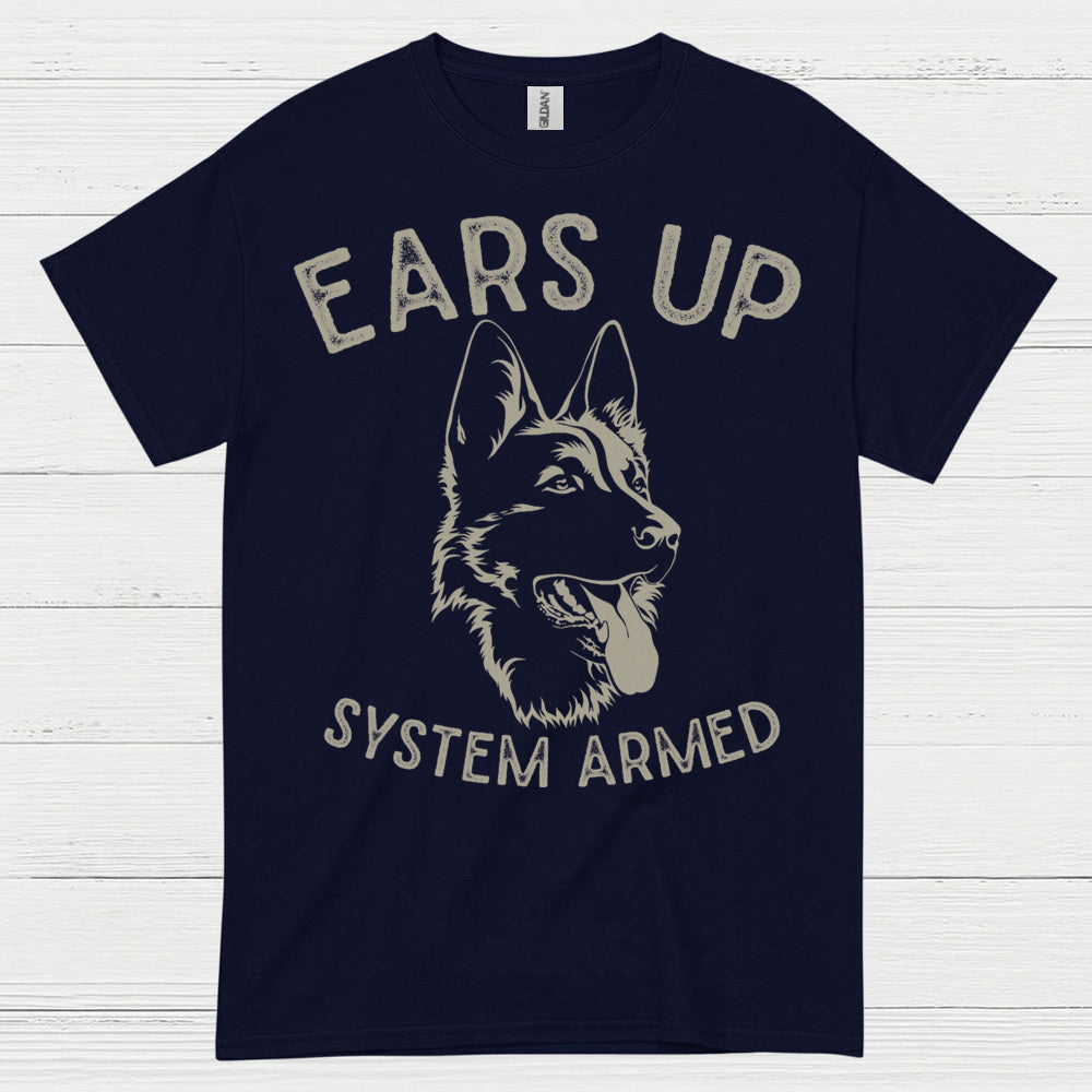 German Shepherd Alert Loyalty Guard Dog T Shirt