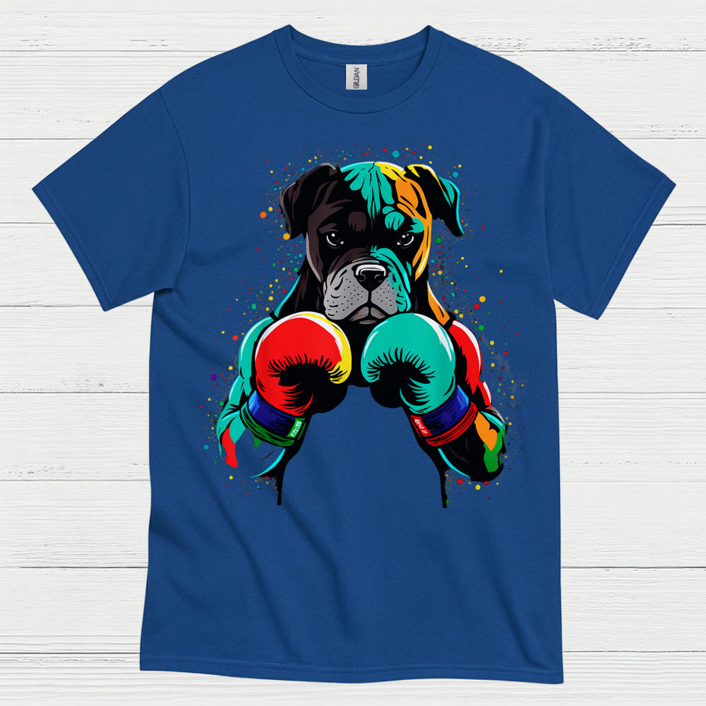 Boxer Boxing Gloves Art T Shirt