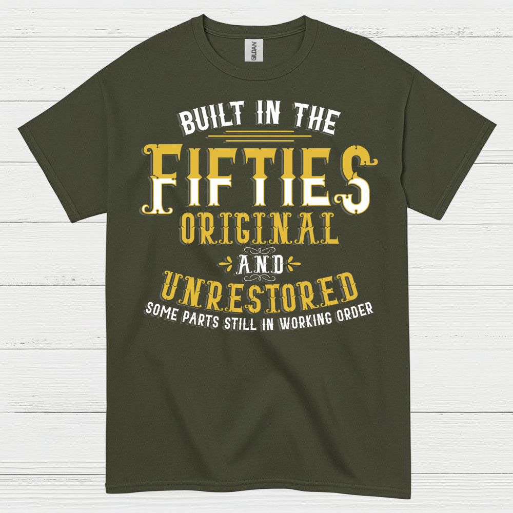 Built in the Fifties Vintage Quote T Shirt
