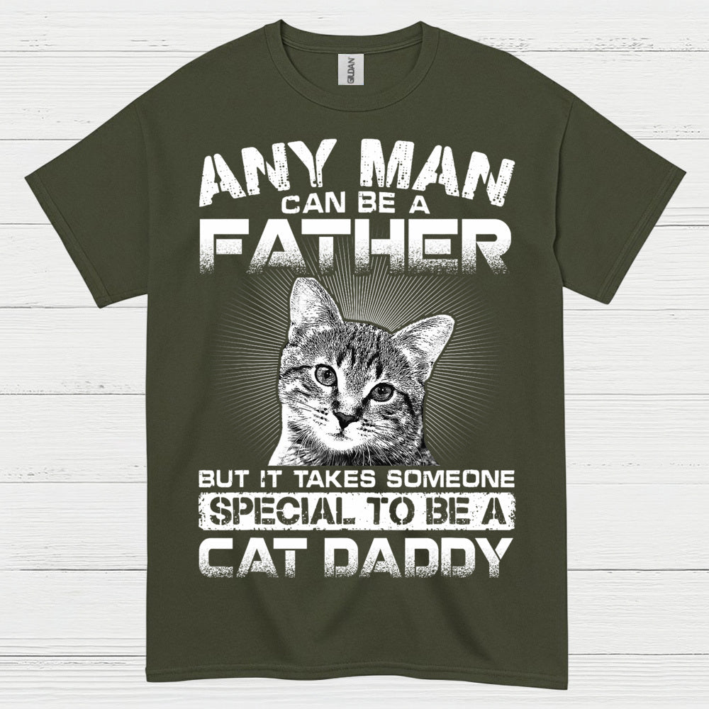 Cat Daddy Father Humor T Shirt