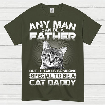 Cat Daddy Father Humor T Shirt