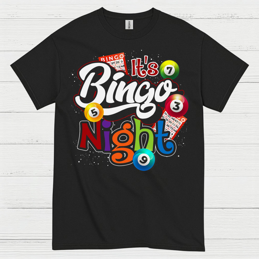 Bingo Night Colorful Graphic T Shirt