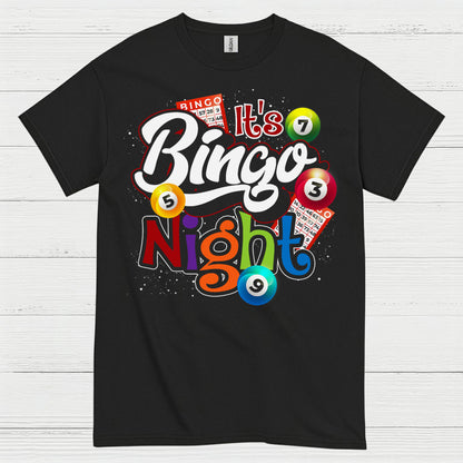 Bingo Night Colorful Graphic T Shirt