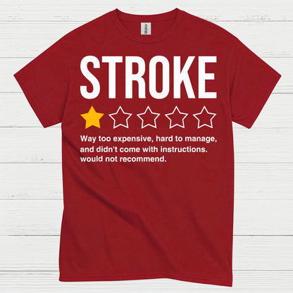 Stroke Review Humor Awareness T Shirt
