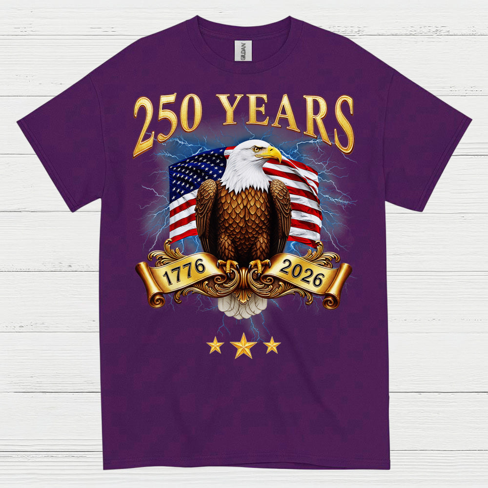 250 Years USA Eagle Freedom Heritage T Shirt