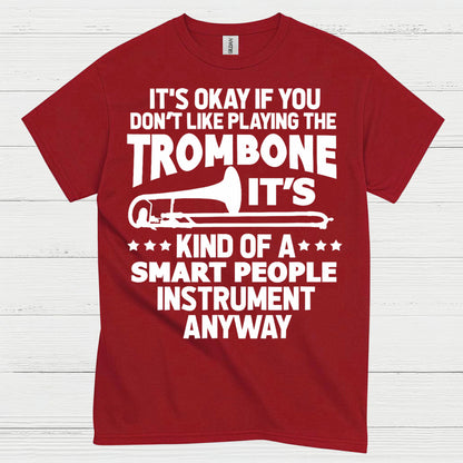 Smart Trombone Player Funny T Shirt