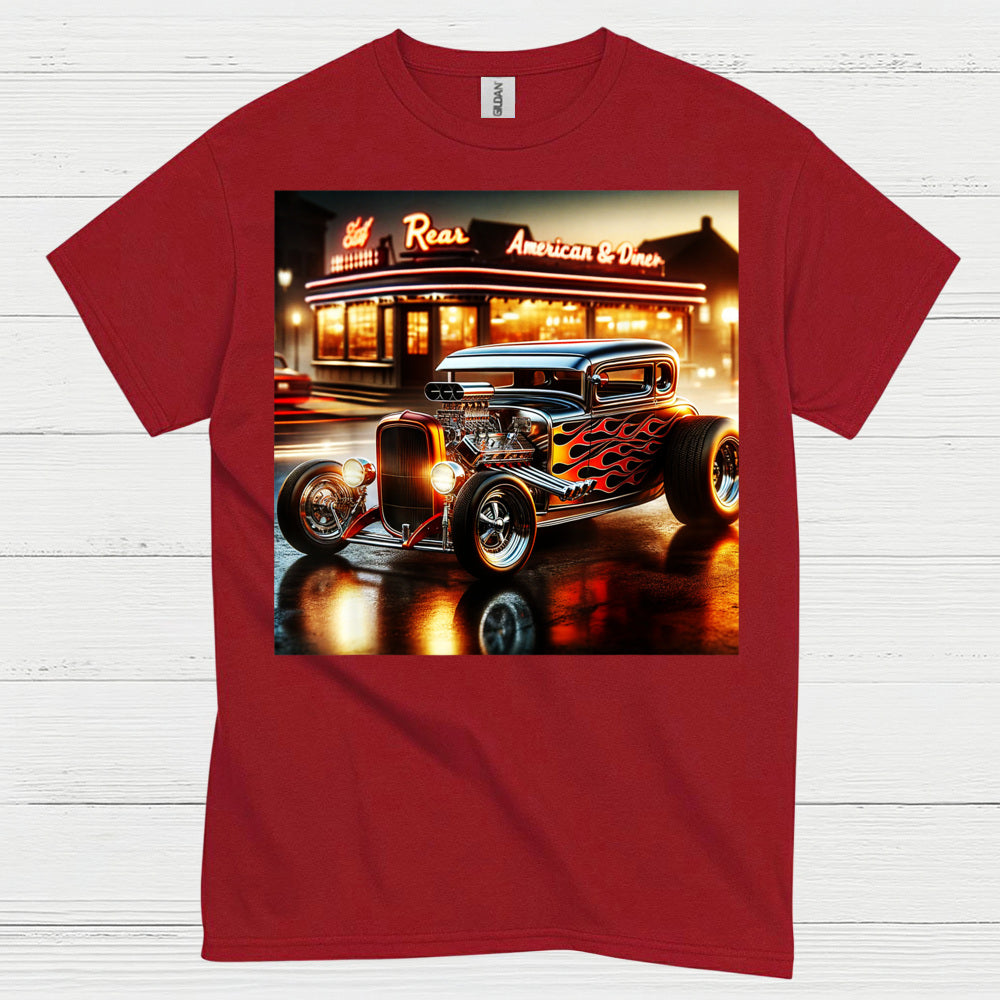 Classic Hot Rod Diner T Shirt