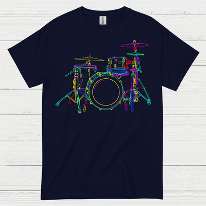 Neon Drum Set T Shirt