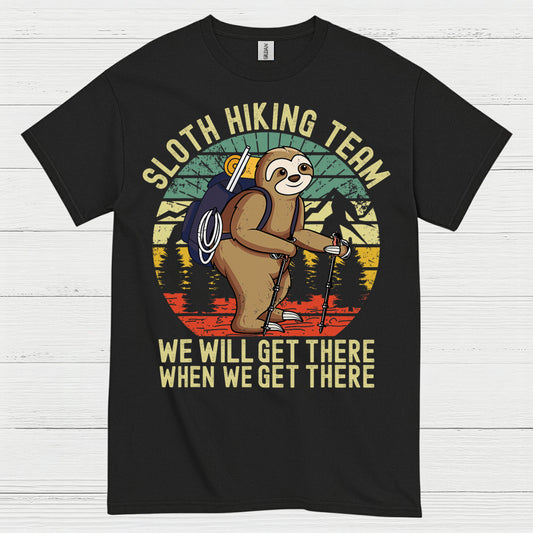 Sloth Hiking Team Funny Sloth T Shirt