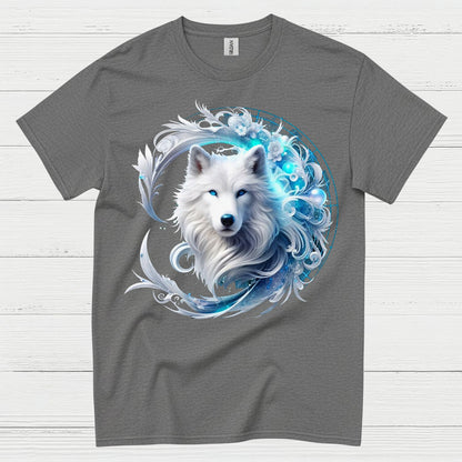 Mystic White Wolf Spirit T Shirt