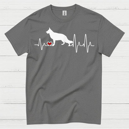 German Shepherd Heartbeat T Shirt