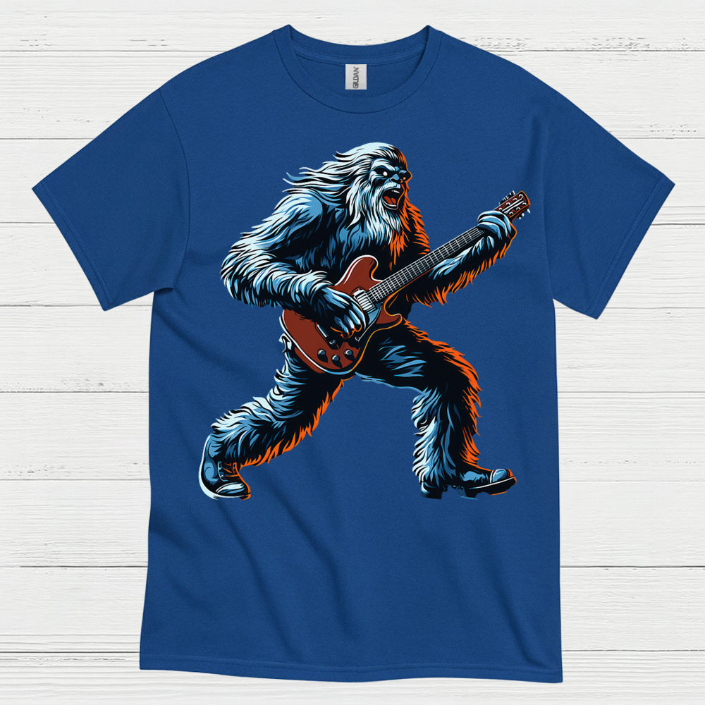 Rock Guitar Bigfoot T Shirt