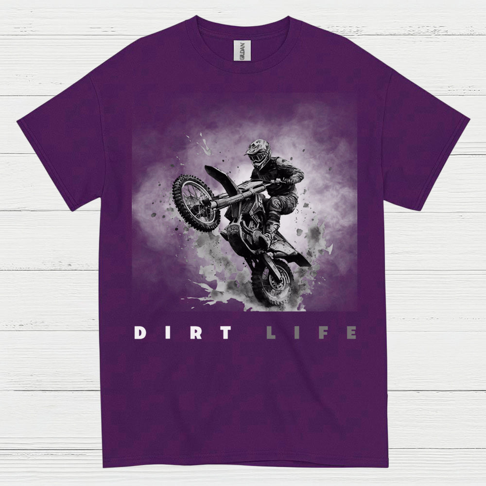 Dirt Life Motocross Action Rider T Shirt