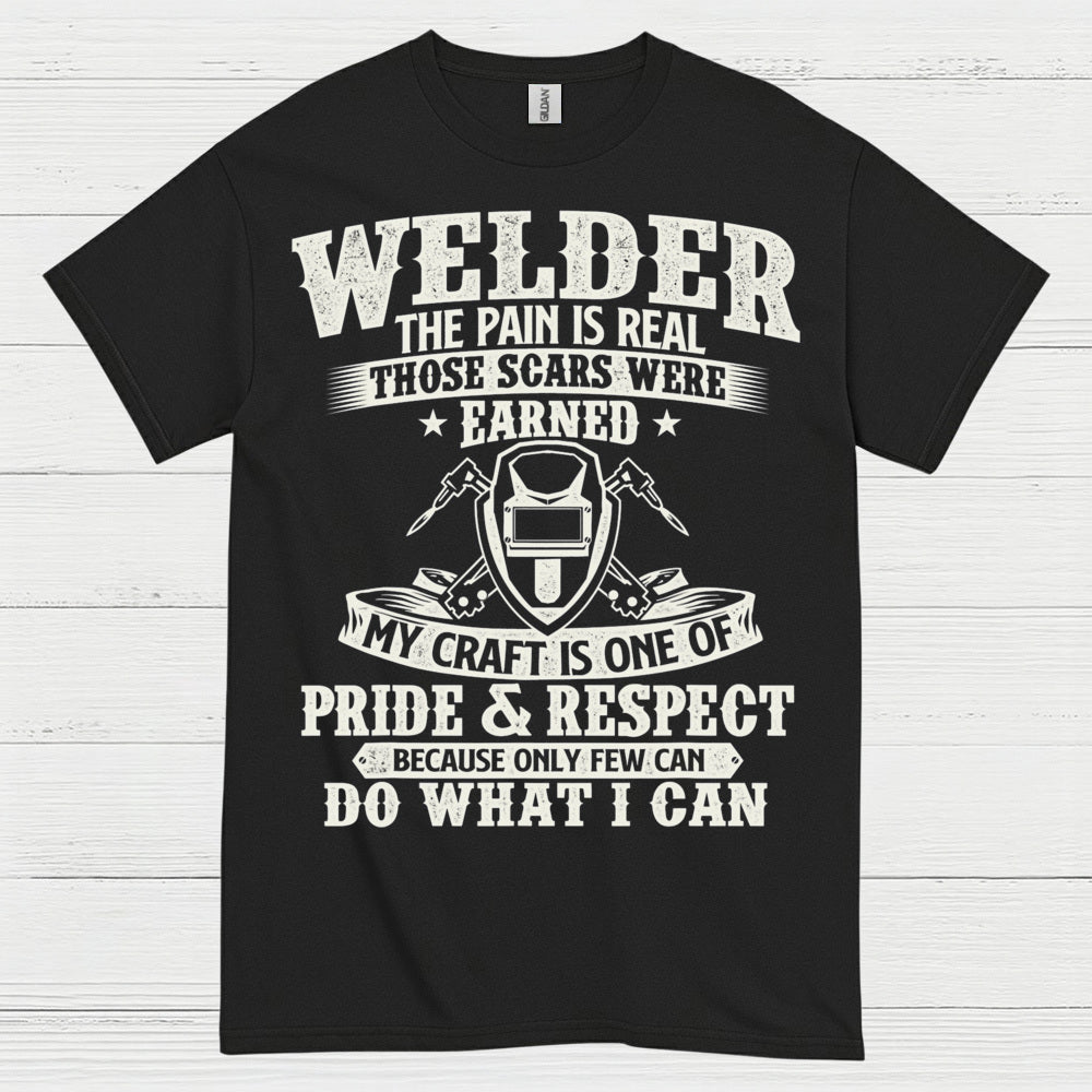 Welder Pride And Respect T Shirt