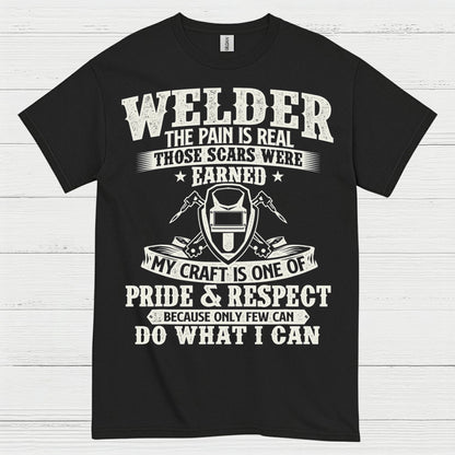 Welder Pride And Respect T Shirt