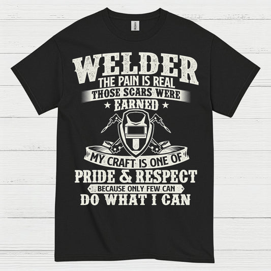 Welder Pride And Respect T Shirt