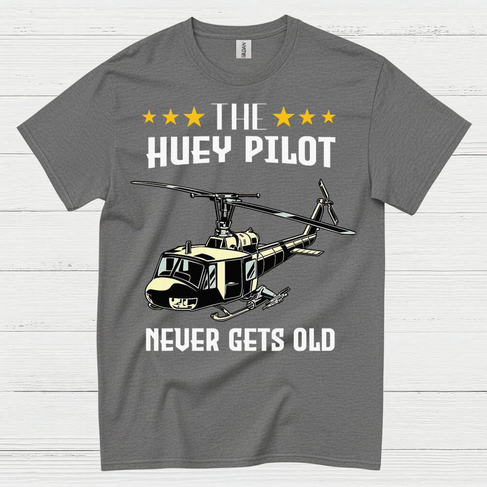 The Huey Pilot Never Gets Old T Shirt