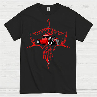 Classic Pinstripe Hot Rod T Shirt