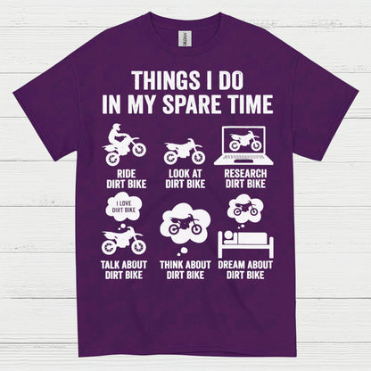 Funny Dirt Bike Lifestyle Graphic T Shirt