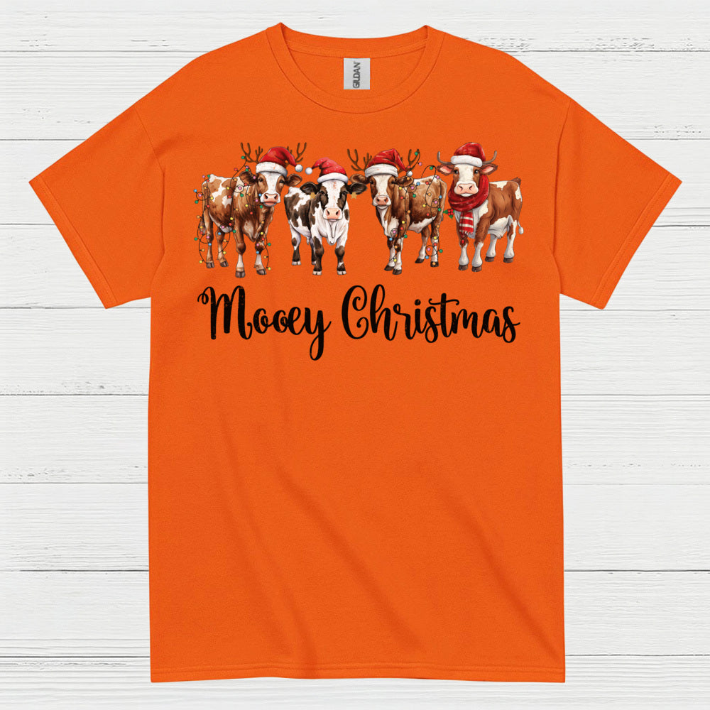 Mooey Christmas Cow T Shirt