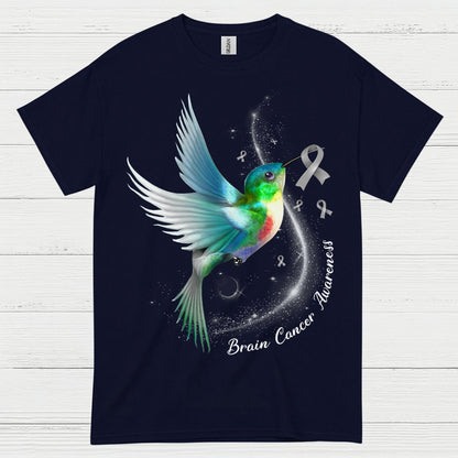 Brain Cancer Awareness Hummingbird T Shirt