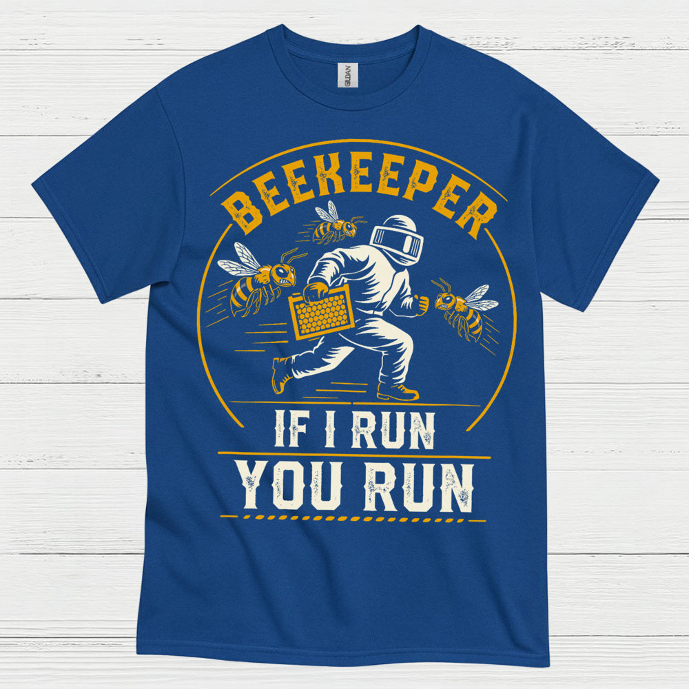 Beekeeper Running From Bees T Shirt