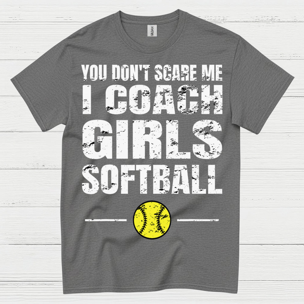 I Coach Girls Softball T Shirt