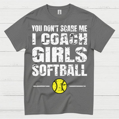 I Coach Girls Softball T Shirt