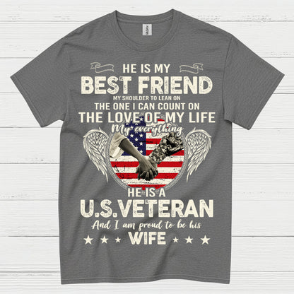 Proud Veteran Wife T-Shirt