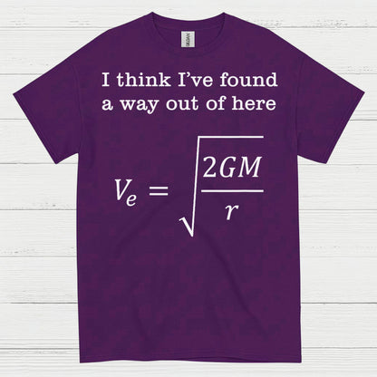 Escape Velocity Physics T Shirt
