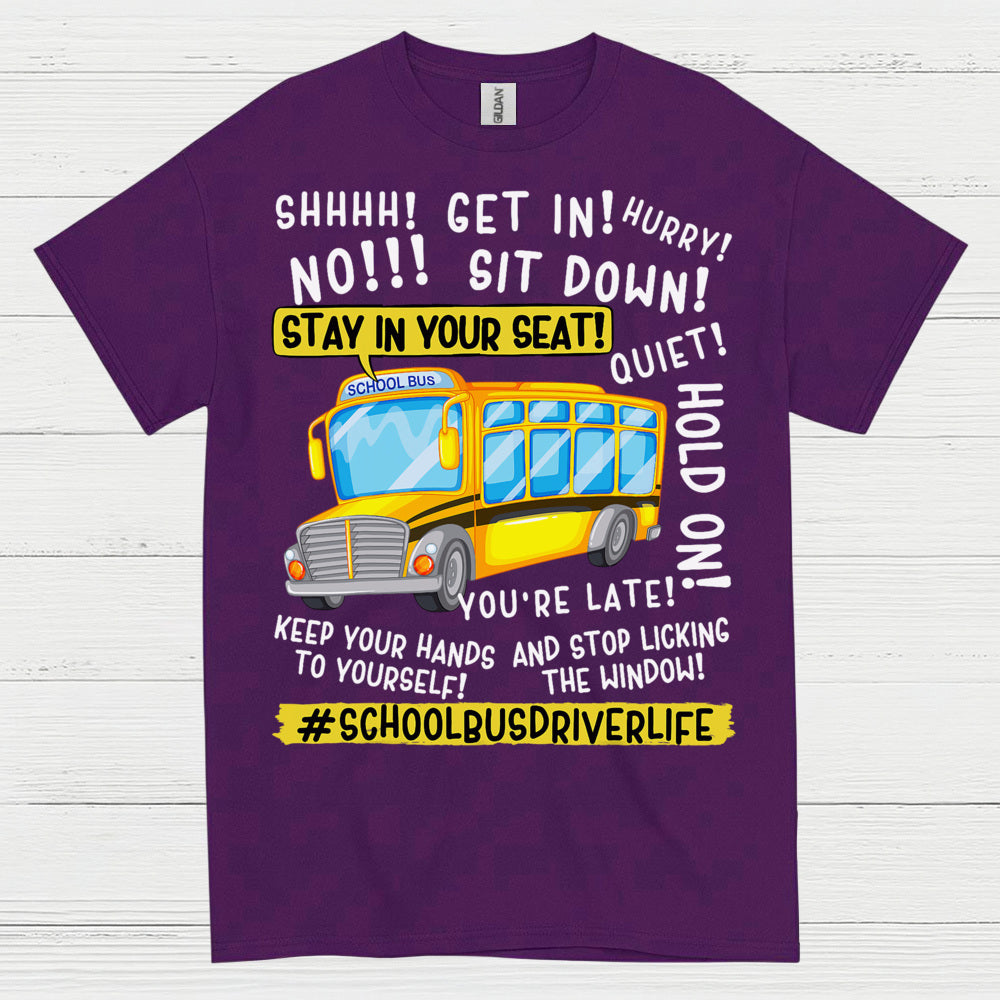 Get On the Bus Teacher T Shirt