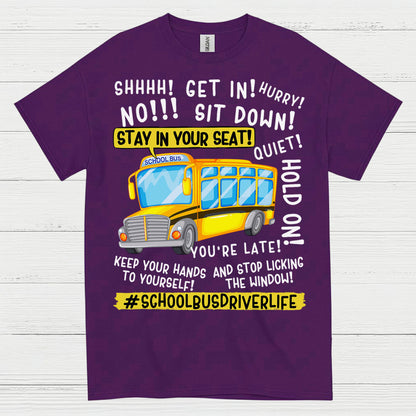 Get On the Bus Teacher T Shirt