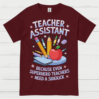 Superhero Teacher Assistant T Shirt