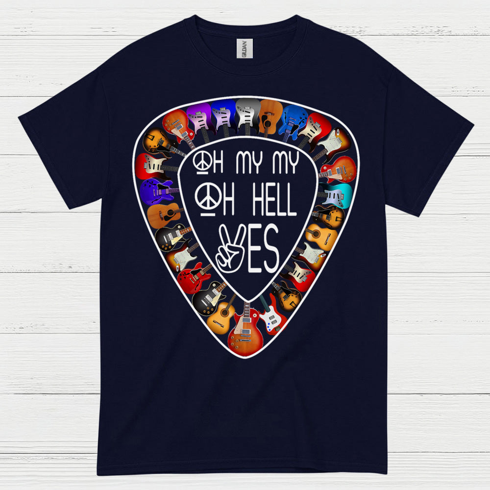 Oh Hell Yes Guitar Pick T Shirt