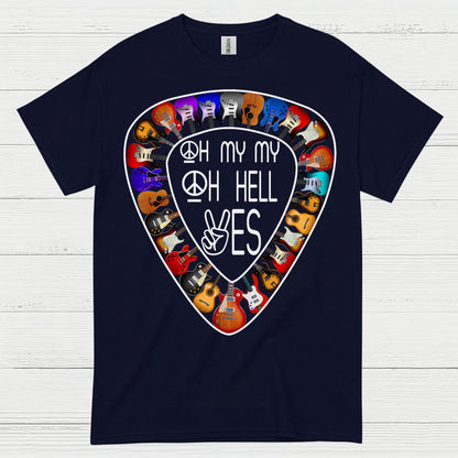 Oh Hell Yes Guitar Pick T Shirt