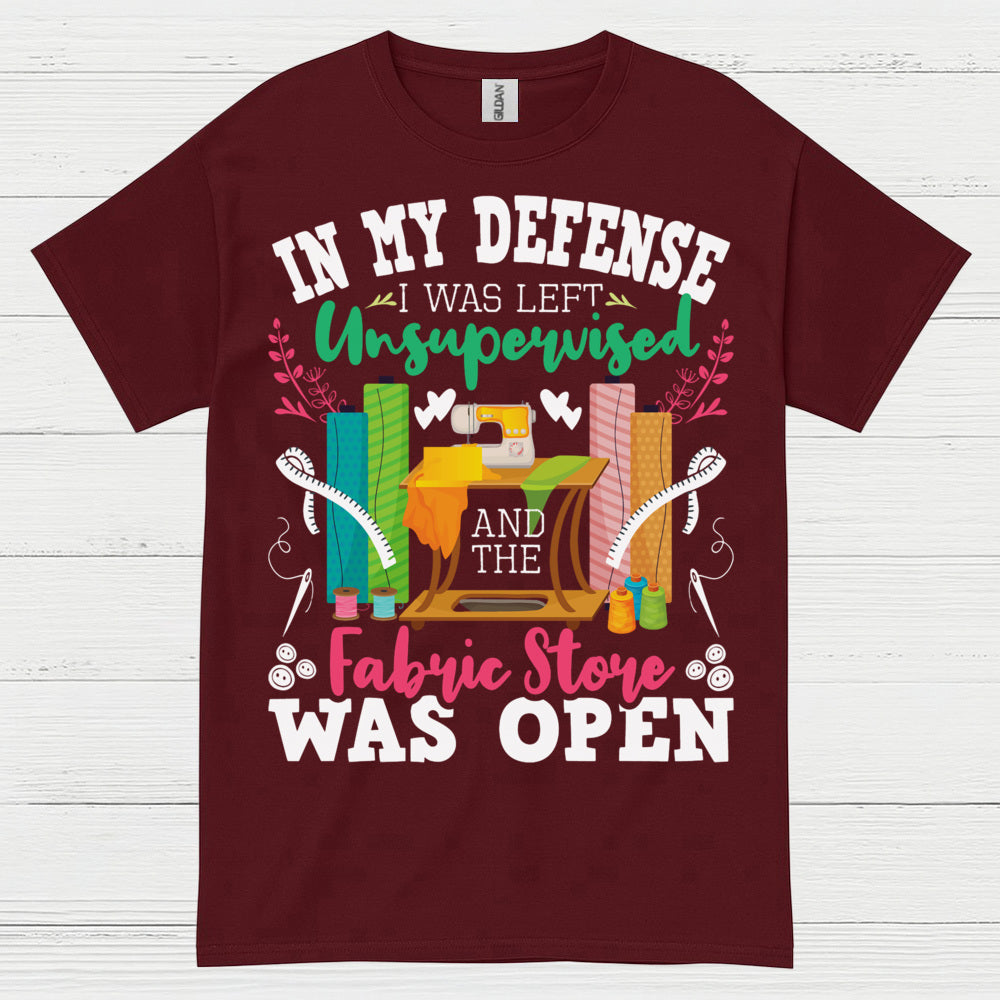 Fabric Store Humor Sewing T Shirt