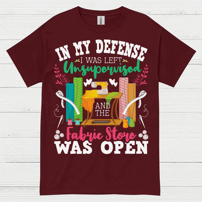 Fabric Store Humor Sewing T Shirt