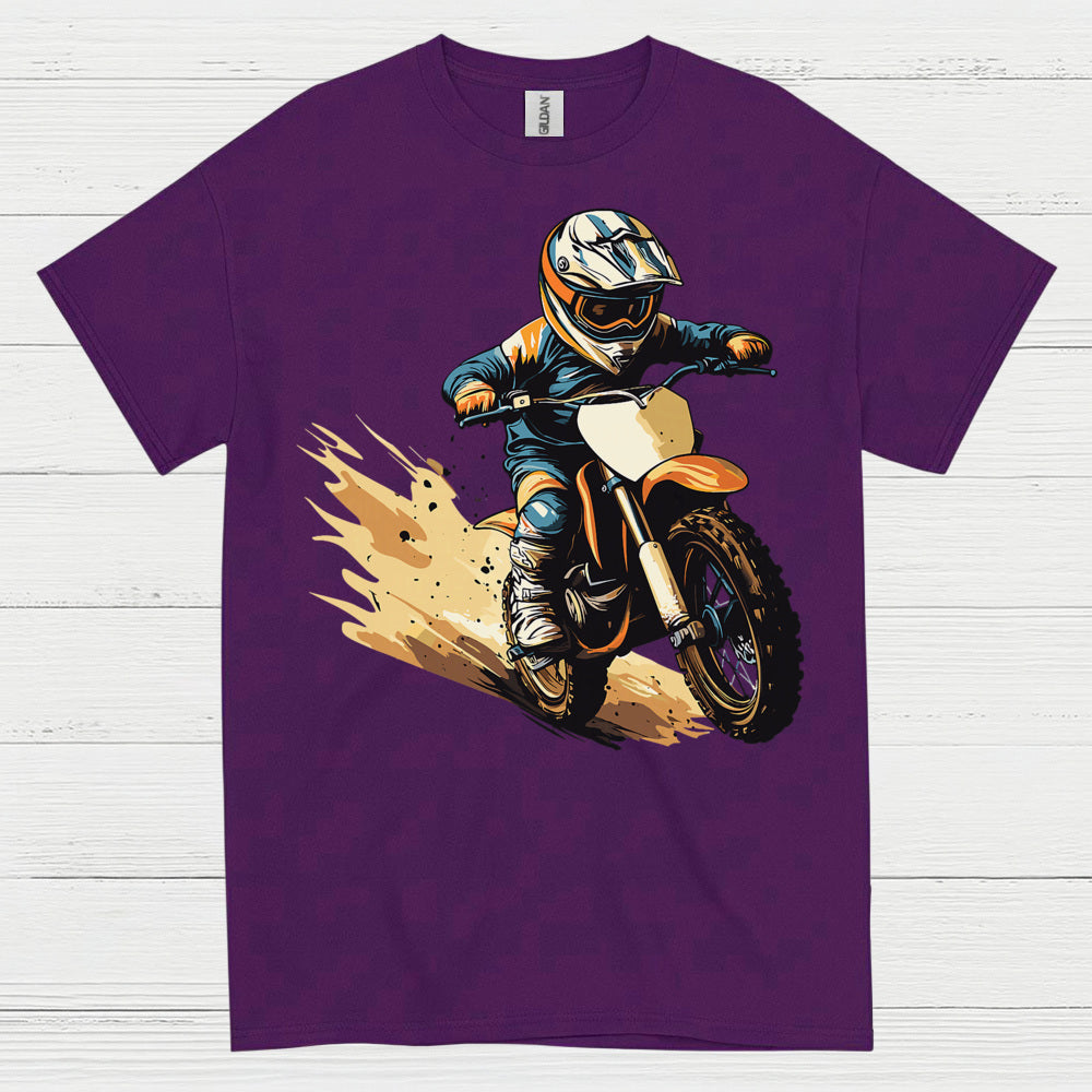 Motocross Action Rider Graphic T Shirt