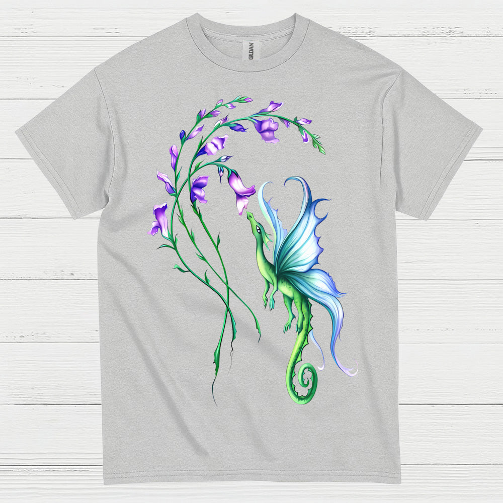 Floral Fairy Dragon T Shirt