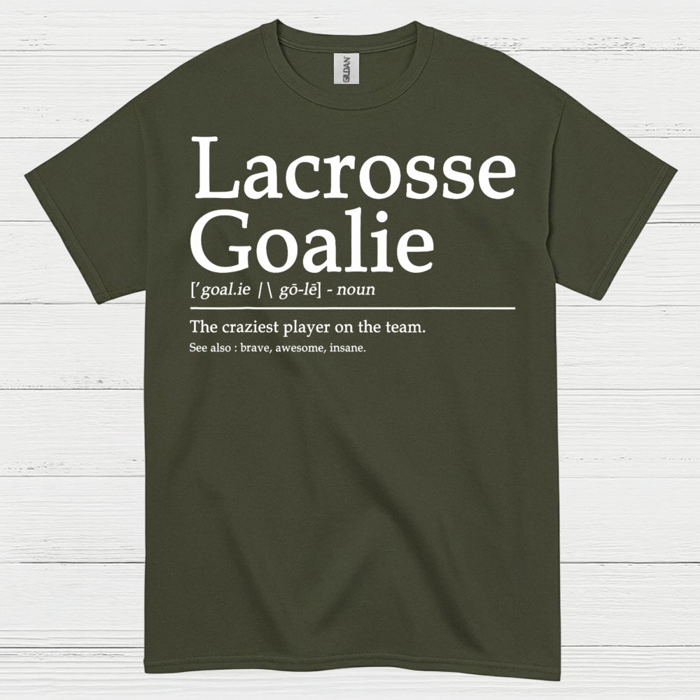 Lacrosse Goalie Definition Funny T Shirt