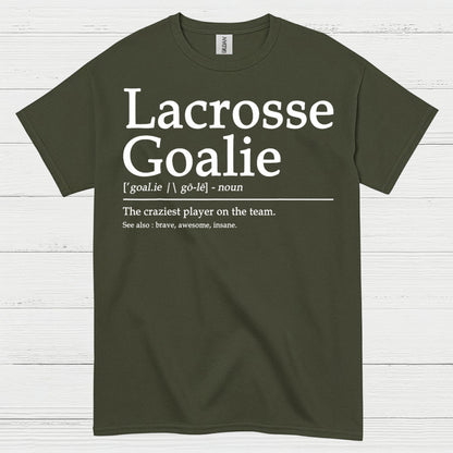 Lacrosse Goalie Definition Funny T Shirt