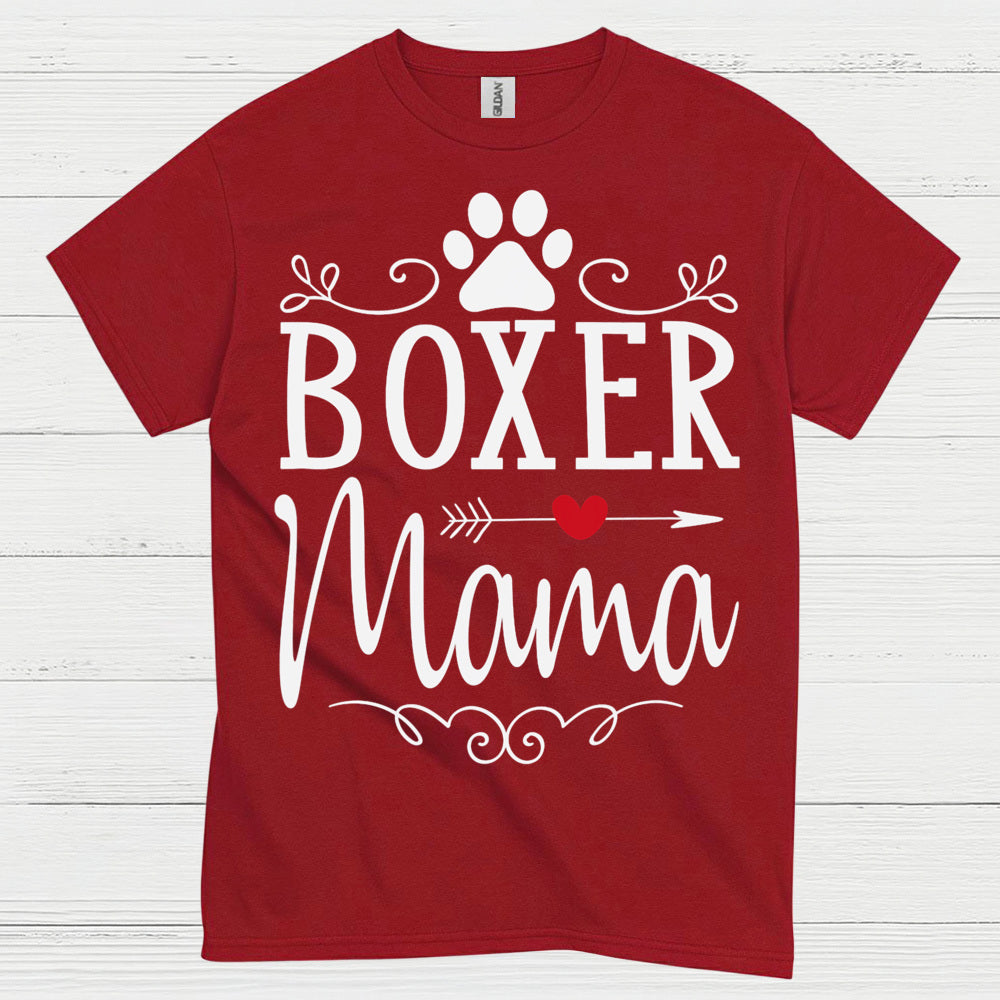 Boxer Mama Dog T Shirt