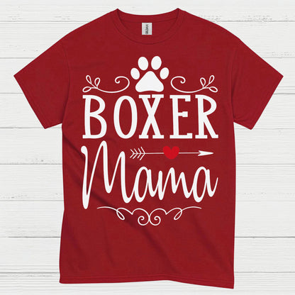 Boxer Mama Dog T Shirt