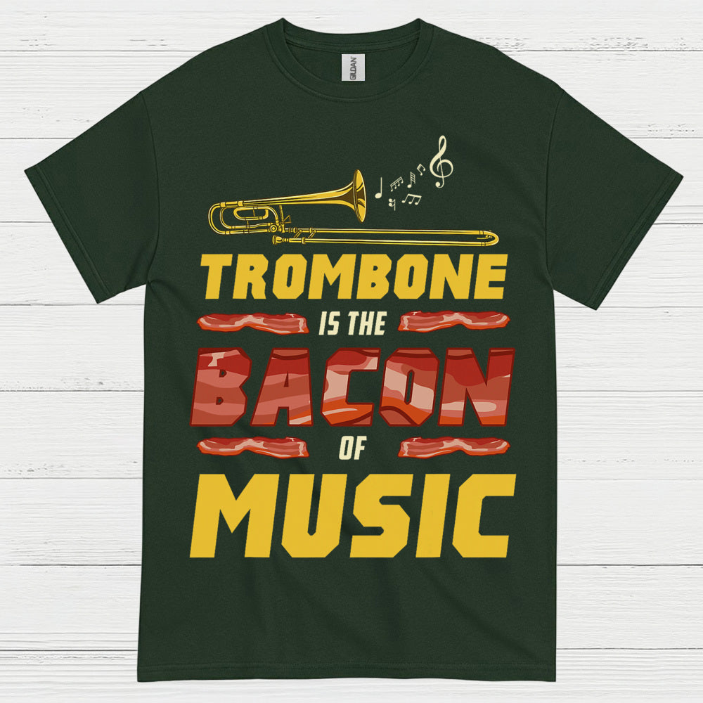 Trombone Bacon Music T Shirt