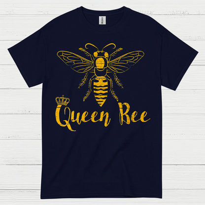 Queen Bee Vintage Bee Lover T Shirt