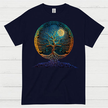 Tree Of Life Moon Art T Shirt