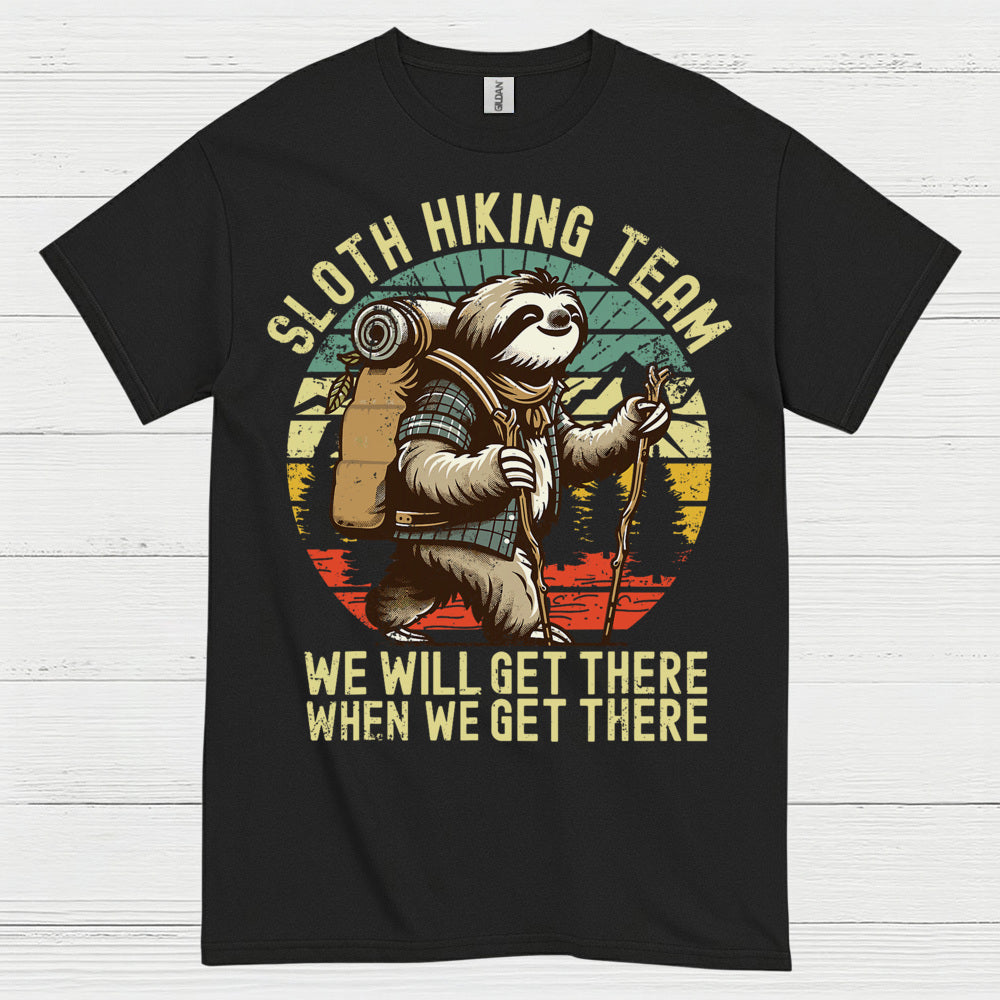 Sloth Hiking Team Adventure Sloth T Shirt