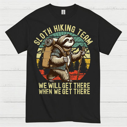 Sloth Hiking Team Adventure Sloth T Shirt