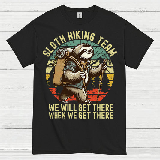 Sloth Hiking Team Adventure Sloth T Shirt