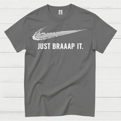 Just Braaap It Motocross Rider T Shirt